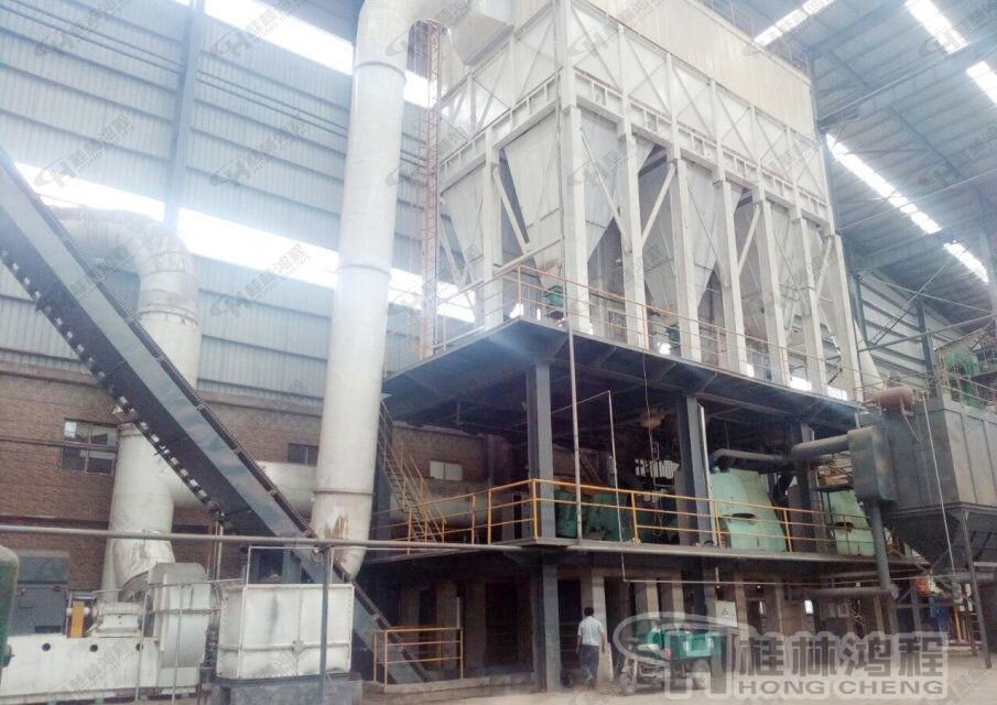 桂林鴻程環保磨粉機:HLM2900立磨 桂林鴻程環保磨粉機:HLM2900立磨 脈沖除塵器