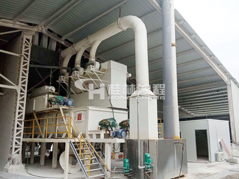HC氫氧化鈣江西250目D90生產線設備生產現場 HC氫氧化鈣江西250目D90生產線設備生產現場